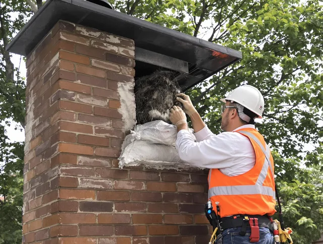 Humane removal of debris and animals by Northbridge Chimney Sweep in Northbridge, MA