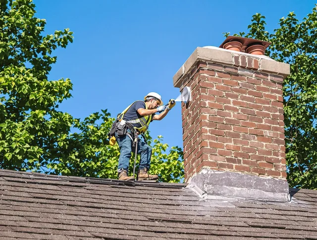 Northbridge Chimney Sweep performing an inspection with advanced tools in Northbridge, MA