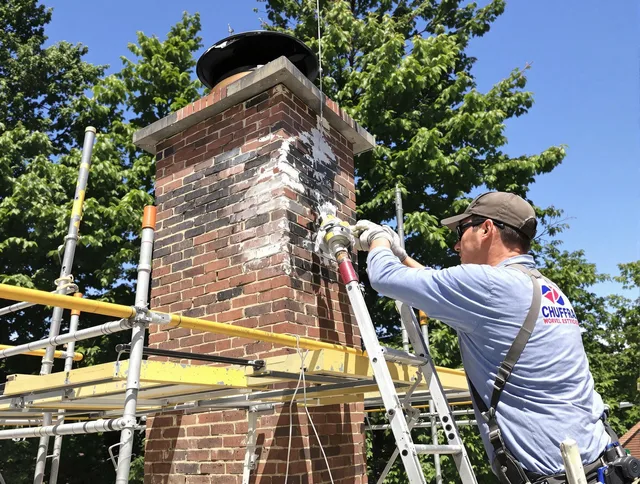 Structural chimney repair by Northbridge Chimney Sweep in Northbridge, MA