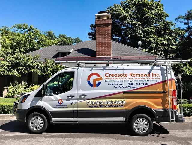 Northbridge Chimney Sweep technician removing creosote safely in Northbridge, MA